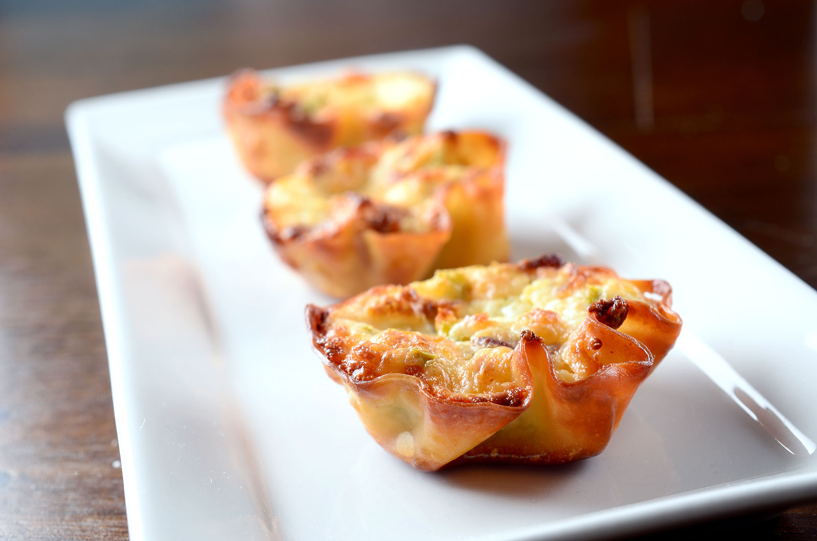Jalapeno Popper Wonton Cups