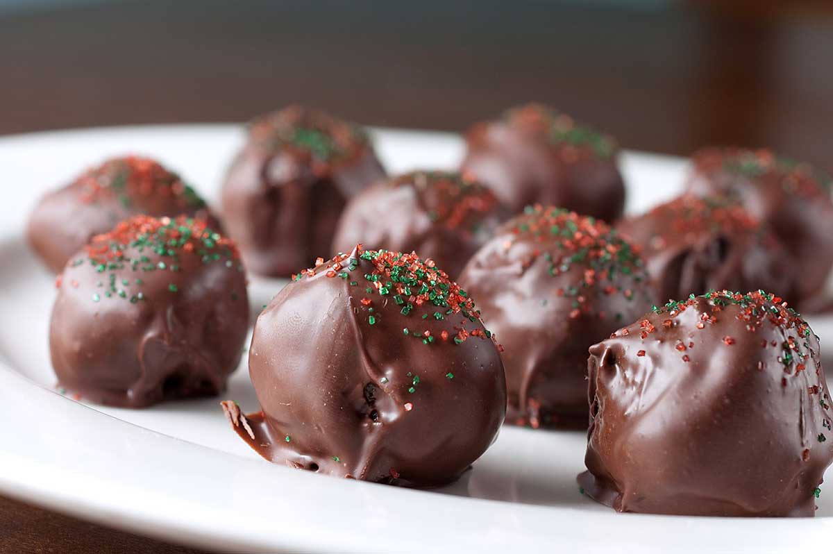 Mint Cookie Truffles