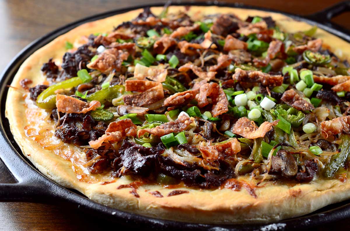 Mongolian BBQ Pizza