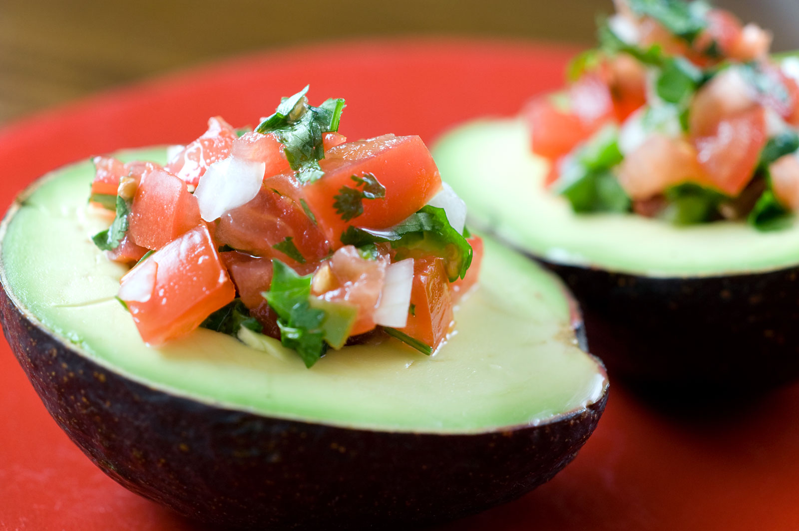 Pico de Gallo Stuffed Avocados