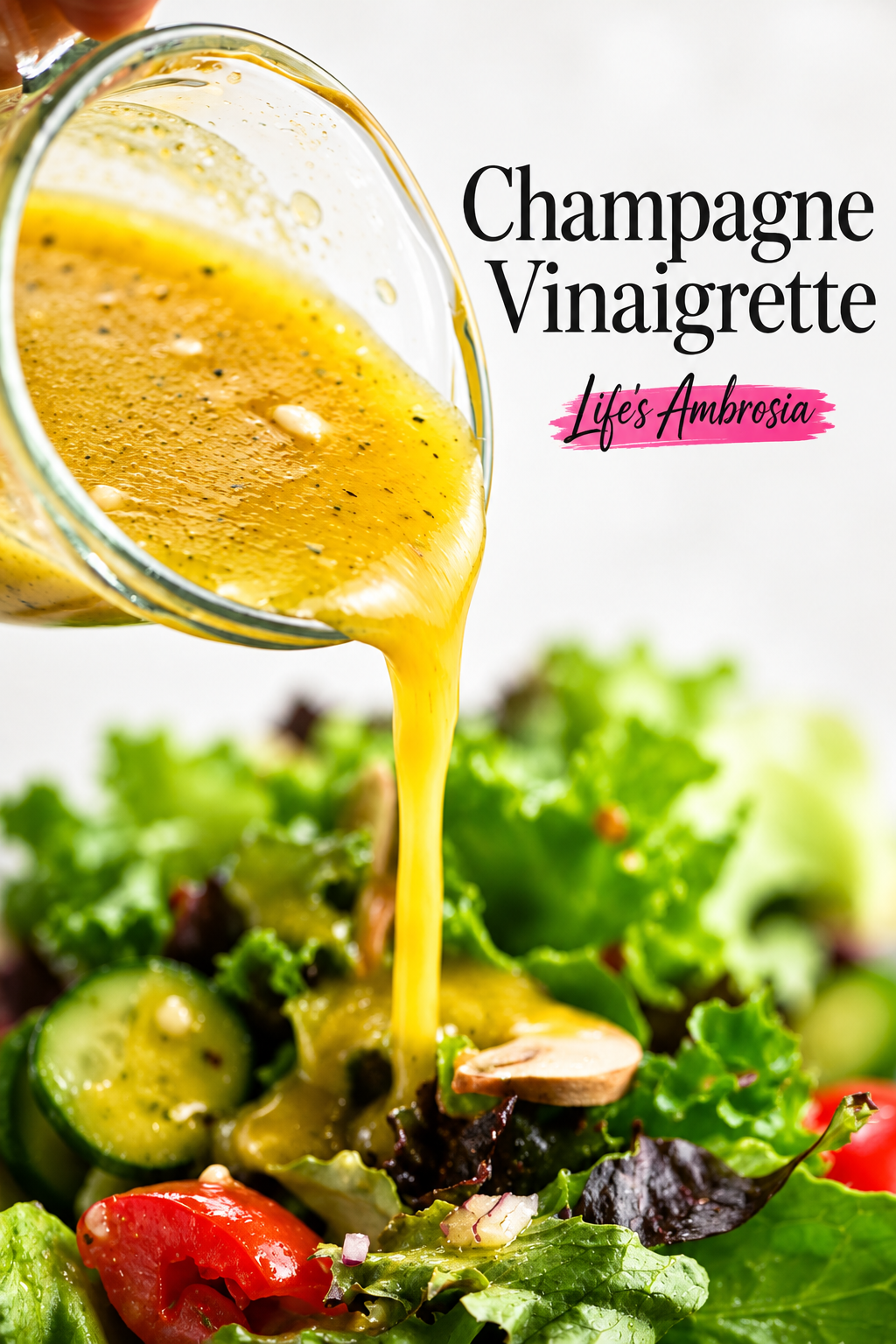 Champagne Vinaigrette — Pin this recipe