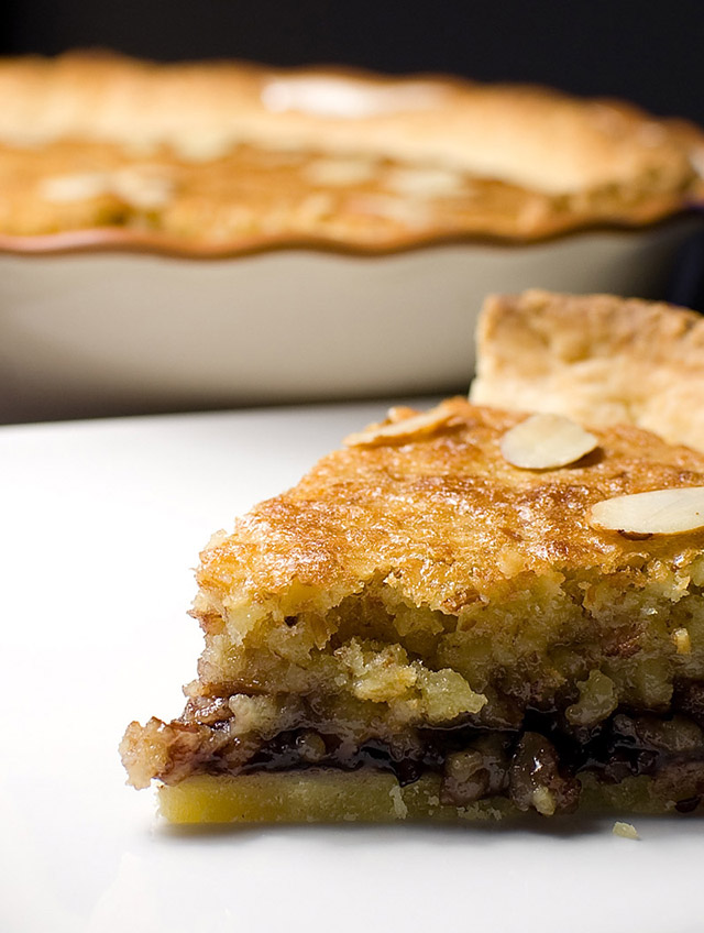 Bakewell Tart…err…Pudding with Blackberry Preserves