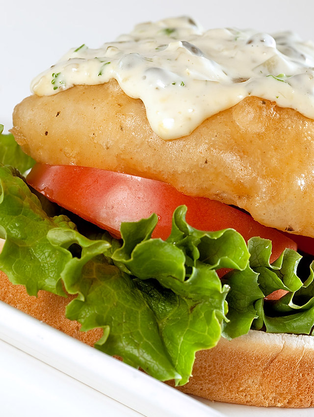 Beer Battered Fish Sandwich