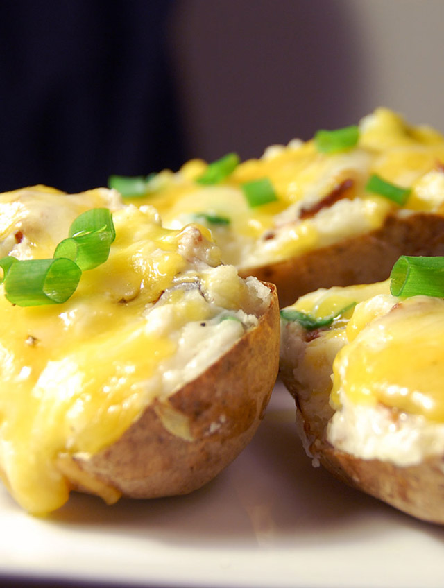 Cheesy Twice Baked Potatoes