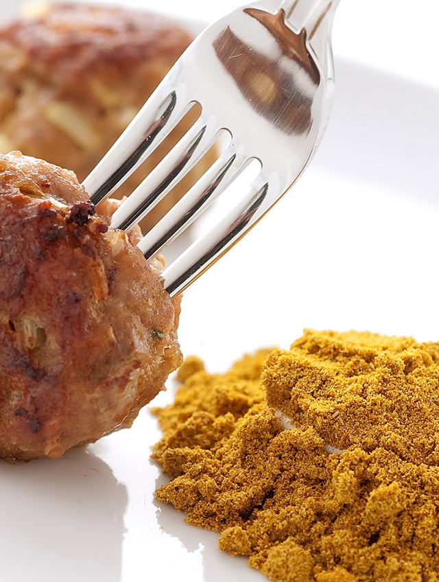 Curry Turkey Meatballs