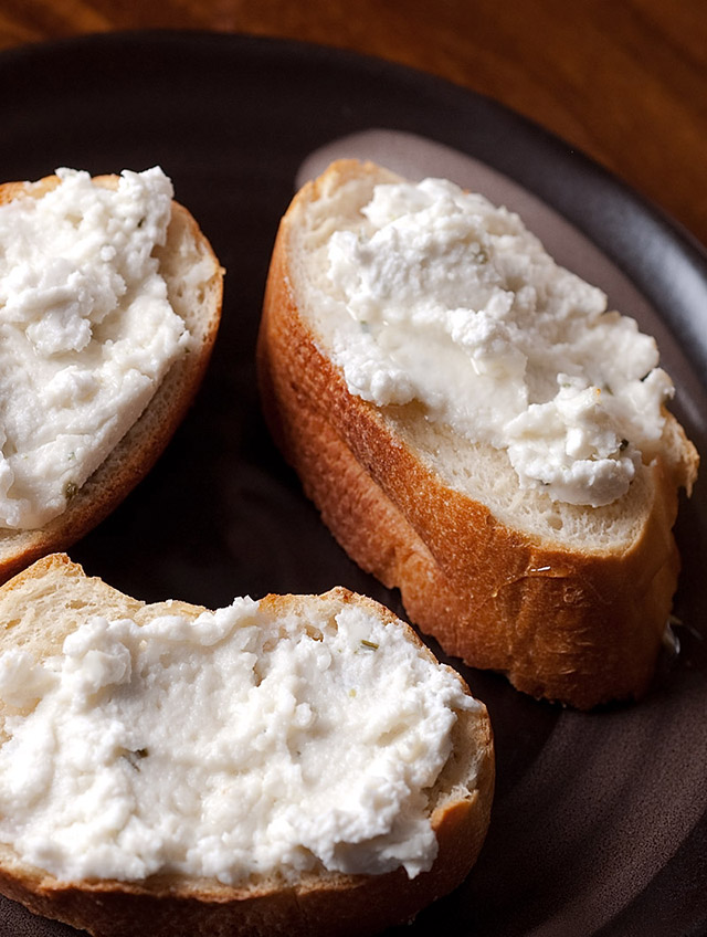 Goat Cheese and Honey Crostini