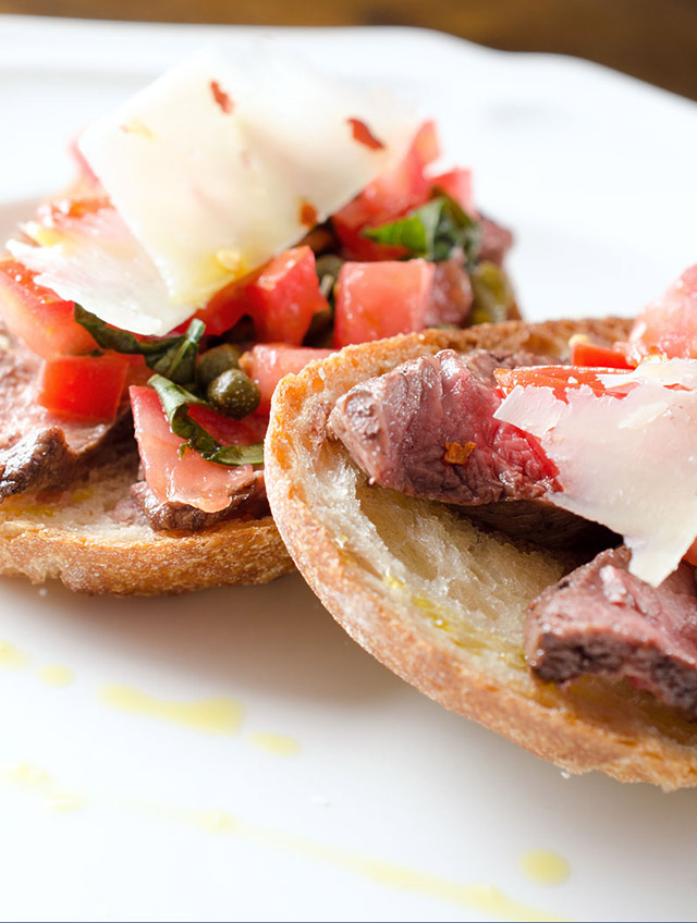 Grilled Steak Bruschetta