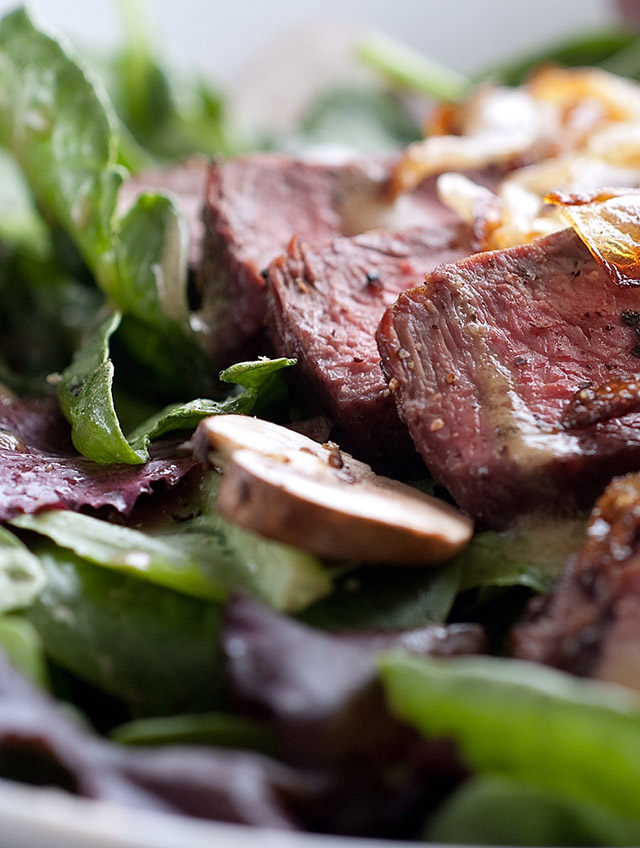 Grilled Steak Salad with Dijon Vinaigrette