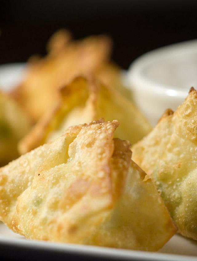 Jalapeno Cream Cheese filled Wontons