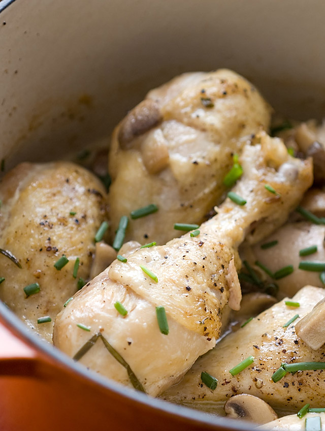 Mushroom Chive Chicken