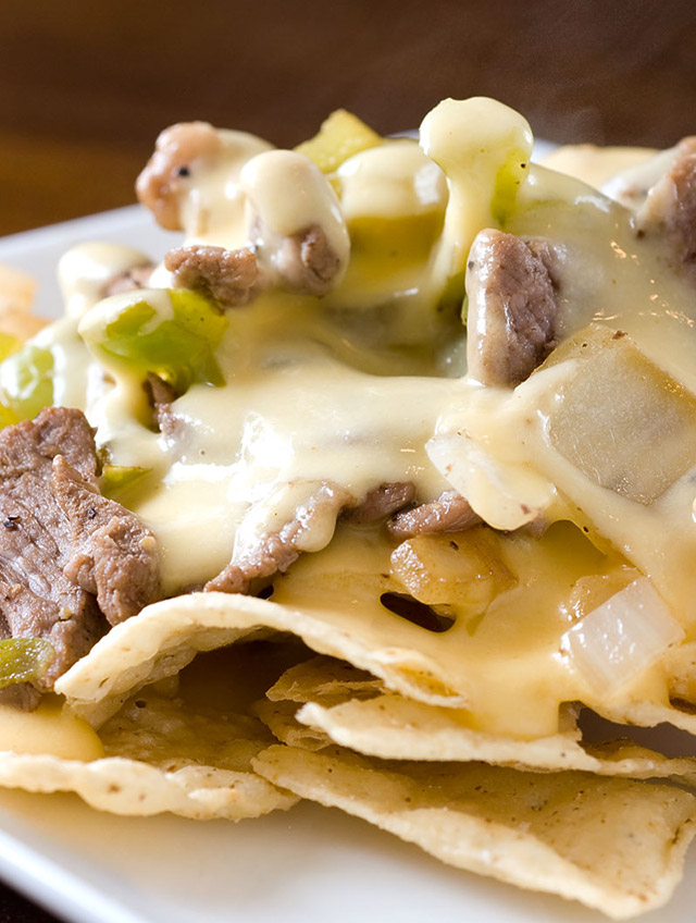 Philly Cheesesteak Nachos