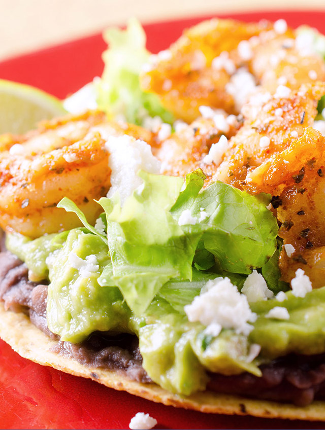 Shrimp Tostadas