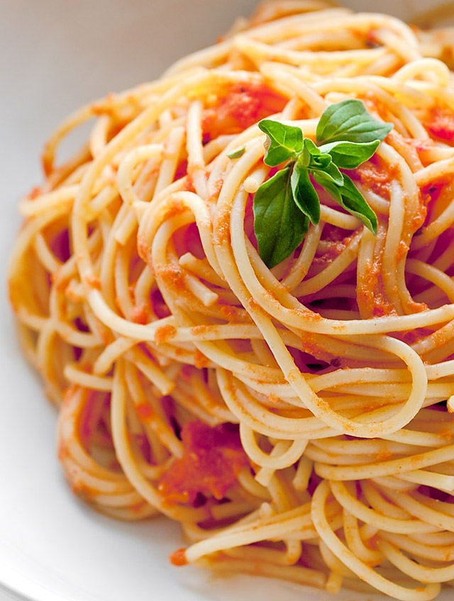 Spaghetti with Creamy Marinara