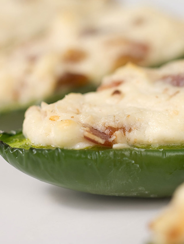 Cream Cheese and Bacon Stuffed Jalapenos