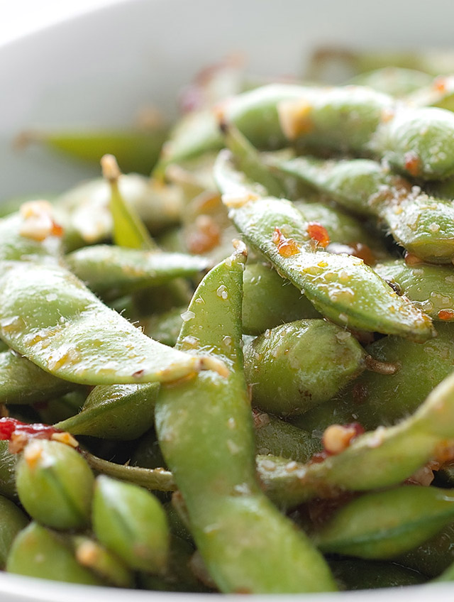 Chili Garlic Edamame