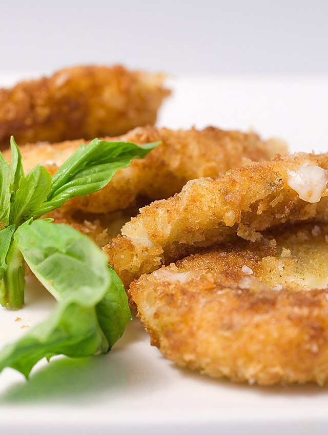 Crispy Marinated Mozzarella