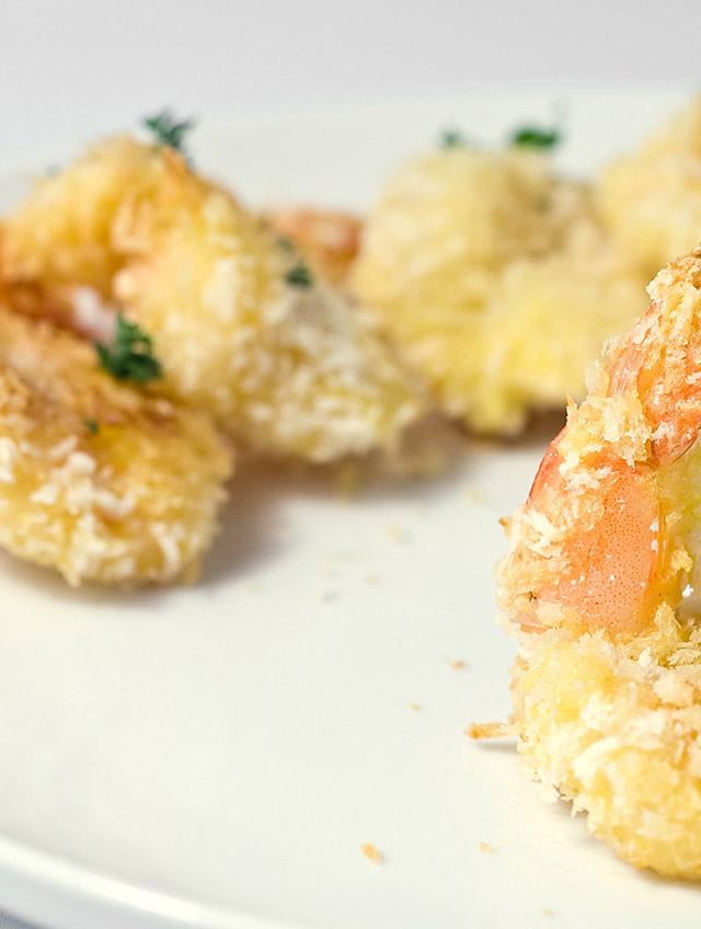 Crispy Oven Baked Prawns