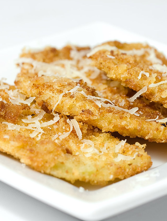 Eggplant Parmesan Chips