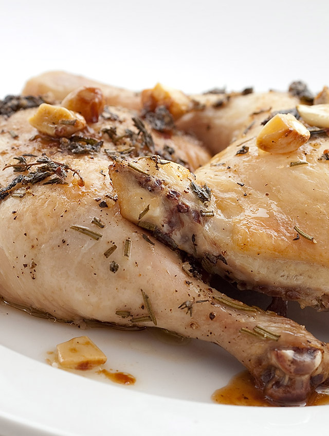 Herb and Garlic Roasted Chicken