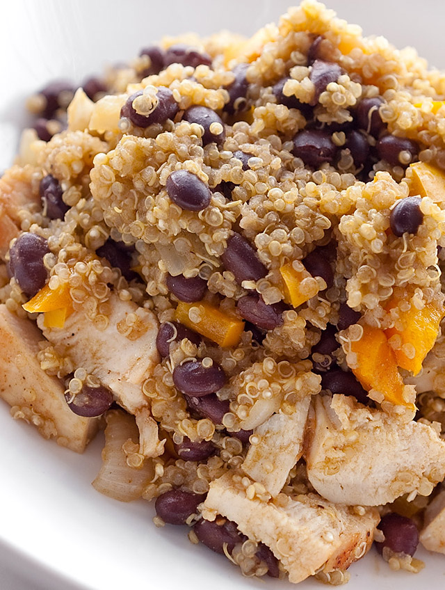 Quinoa with Chicken and Black Beans