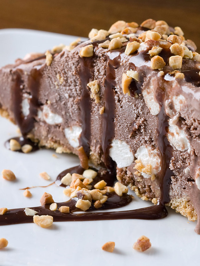 Rocky Road Ice Cream Pie