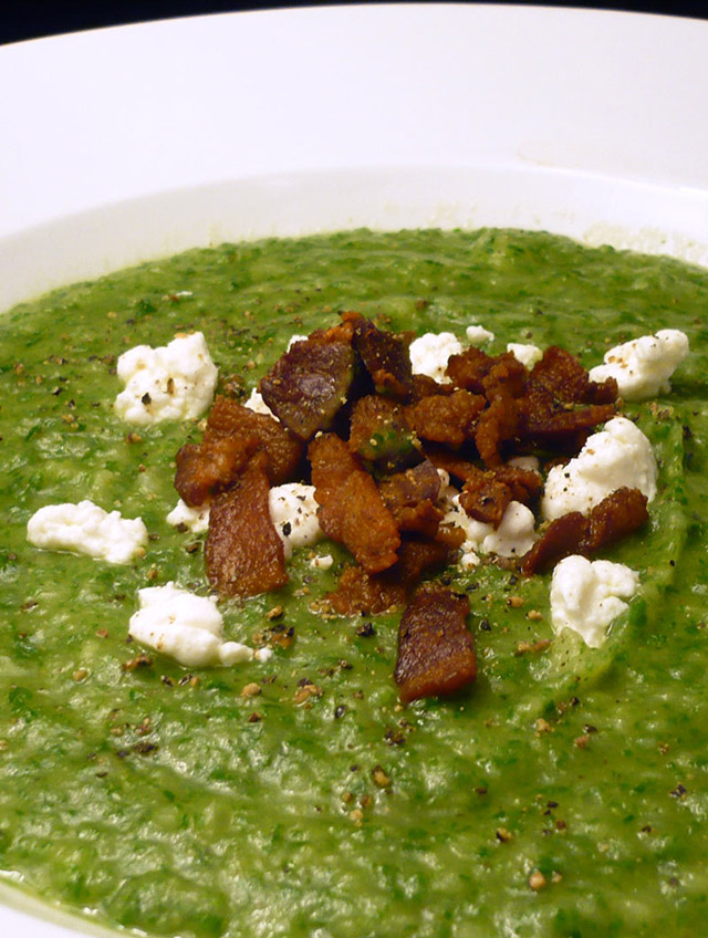 Spinach and Potato Puree