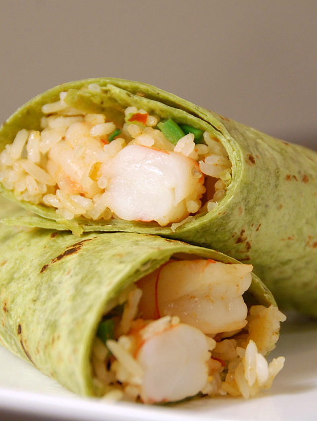 Thai Prawn Wrap