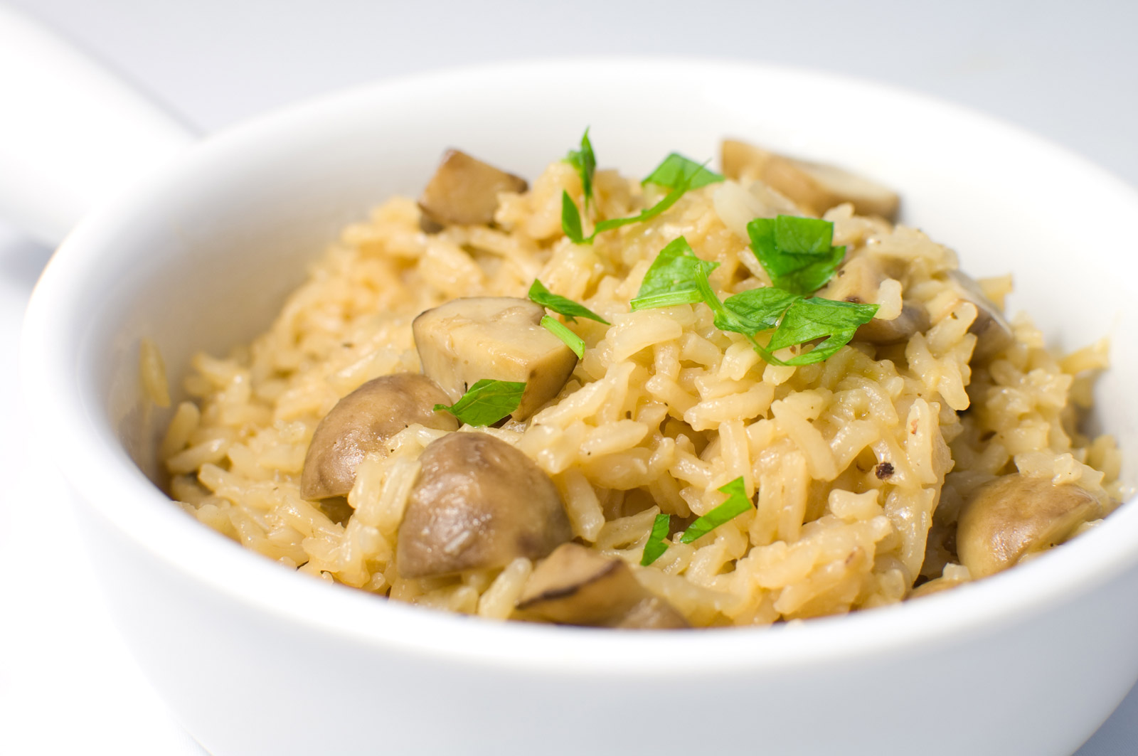 Rice Pilaf with Crimini Mushrooms Life's Ambrosia