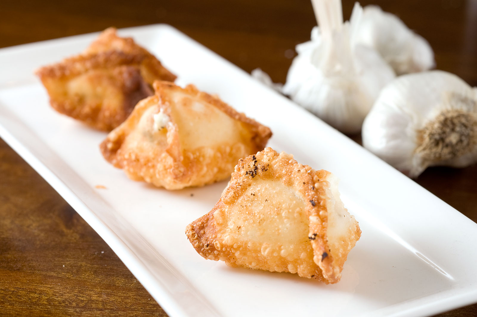 Roasted Garlic Cream Cheese Wontons Life's Ambrosia