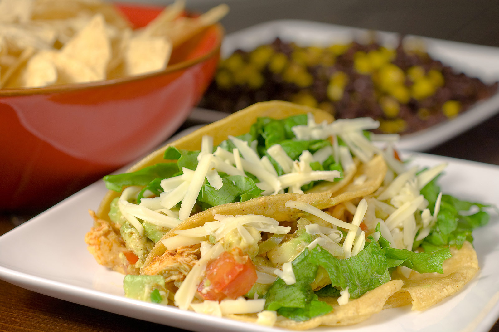 Shredded Chicken Tacos