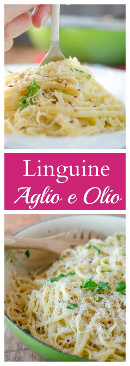 Classic Aglio e Olio pasta is one of my favorites and a favorite of all garlic lovers!