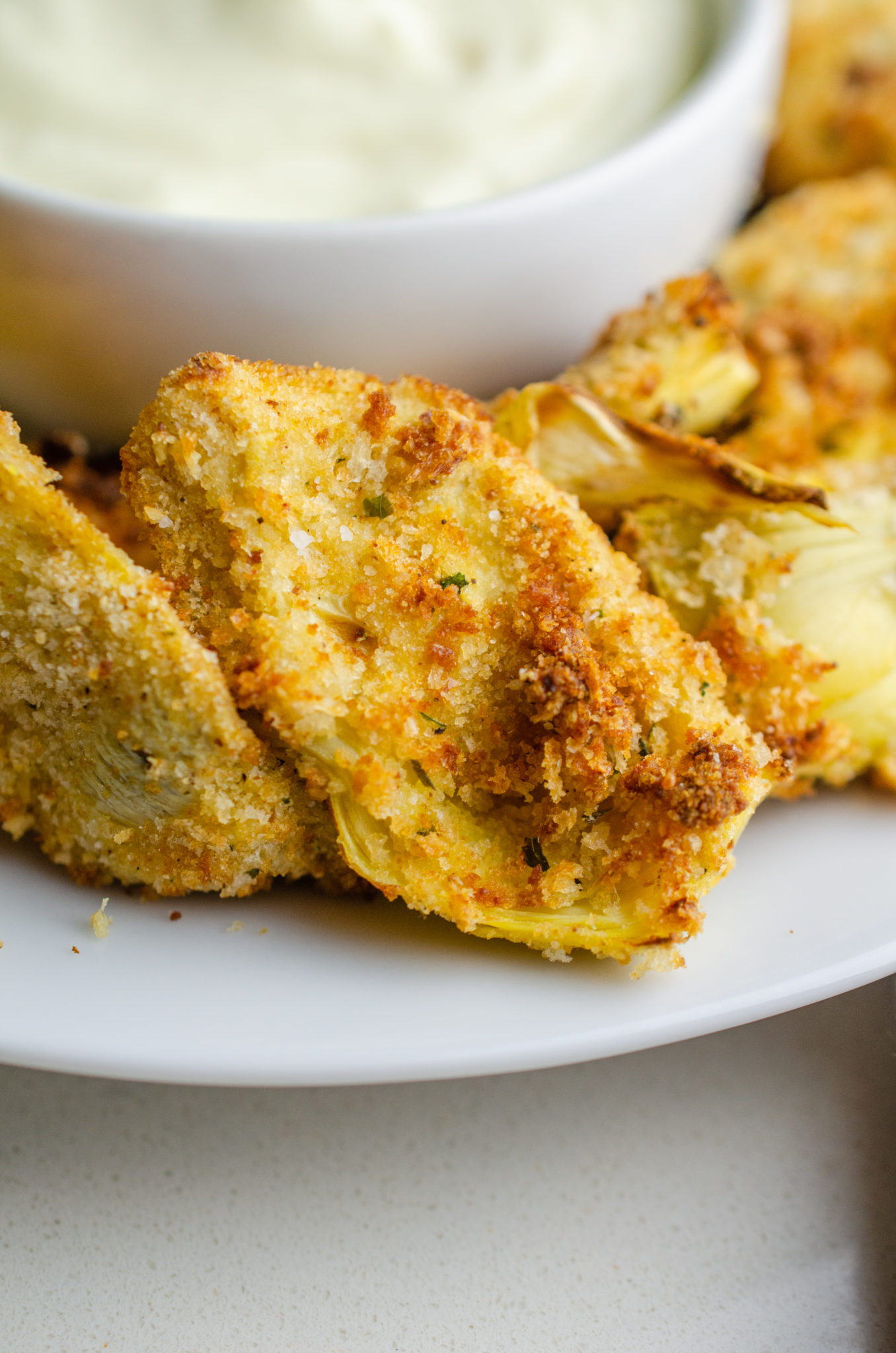 Crispy air fryer artichoke hearts recipe life s ambrosia