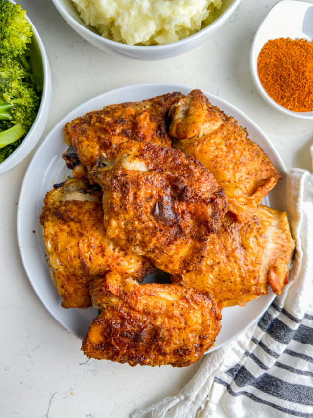 Air Fryer Fried Chicken Thighs Recipe Life s Ambrosia