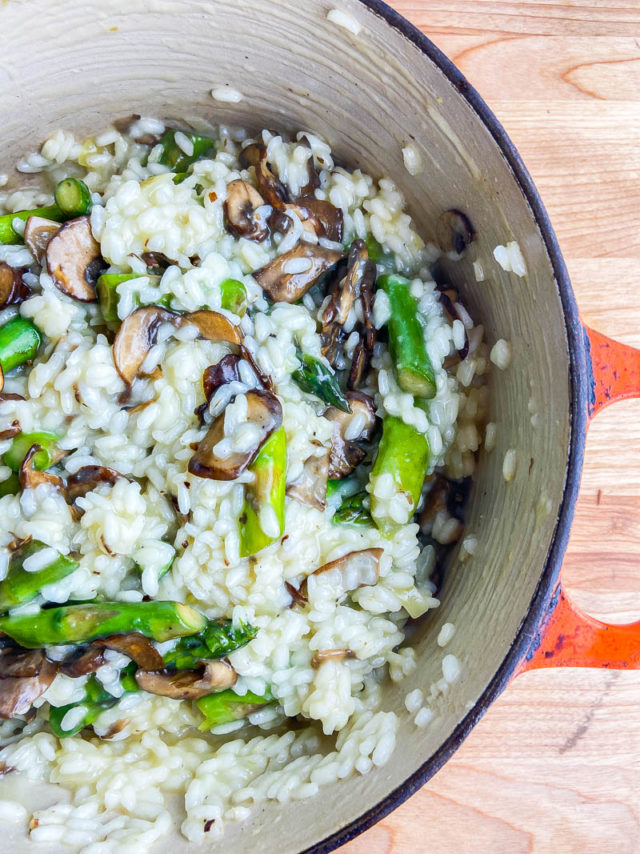 Asparagus and Mushroom Risotto Life's Ambrosia