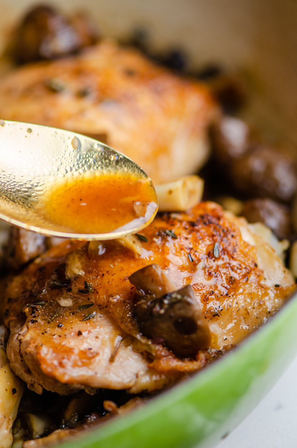 Baked Chicken with Mushrooms Recipe | Life's Ambrosia