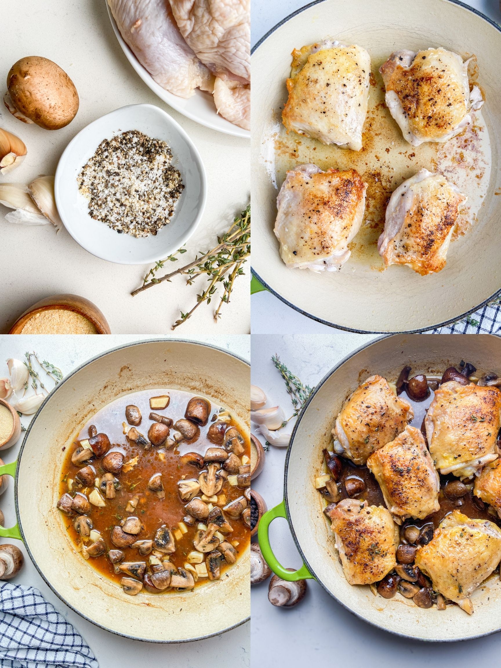 Baked Chicken with Mushrooms Recipe | Life's Ambrosia