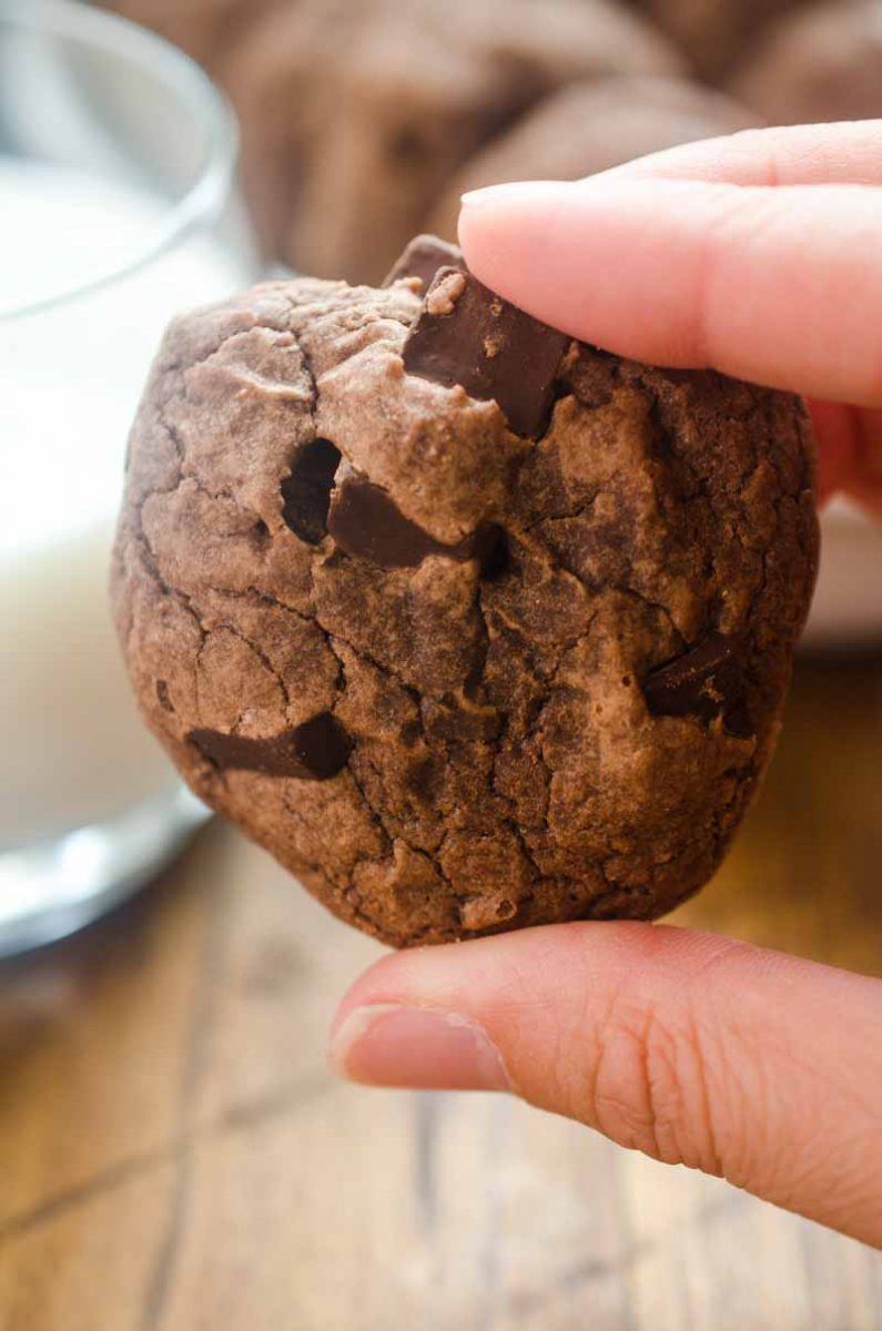 Brownie Mix Cookies are a delicious combination of two easy dessert recipes; brownies and cookies! They come together in a snap and are always a crowd pleaser. 