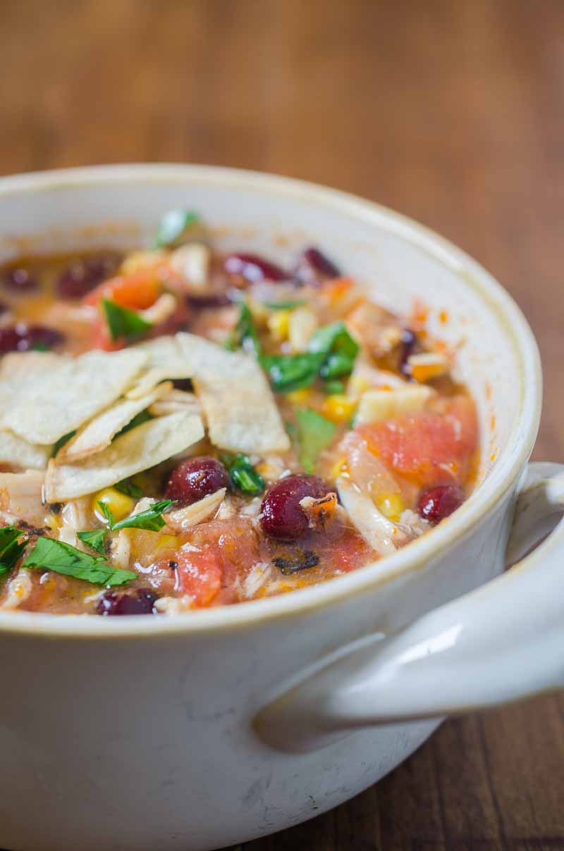 Chicken Tortilla Soup - Life's Ambrosia