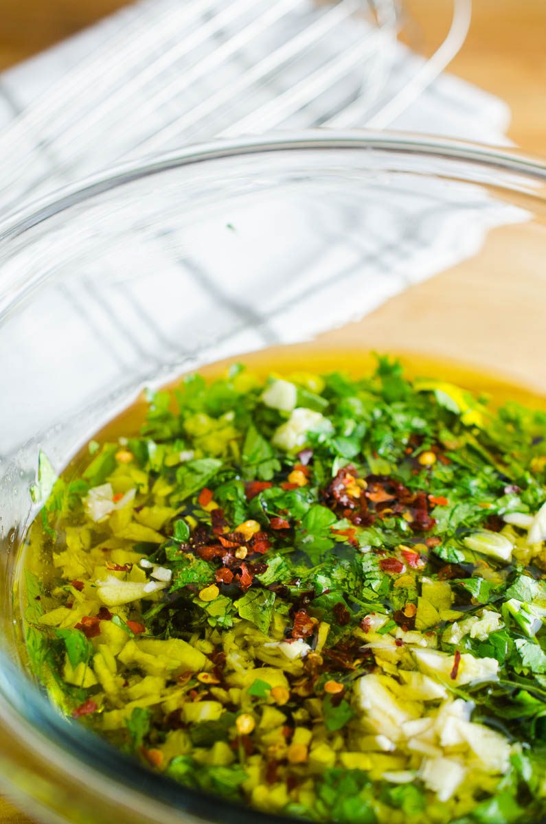 Easy chimichurri sauce