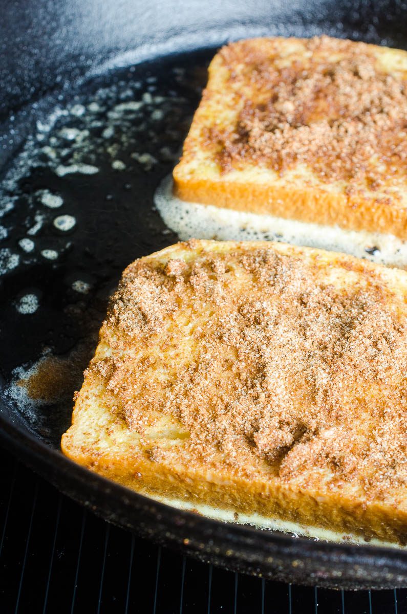 French Toast topped with Cinnamon Streusel 