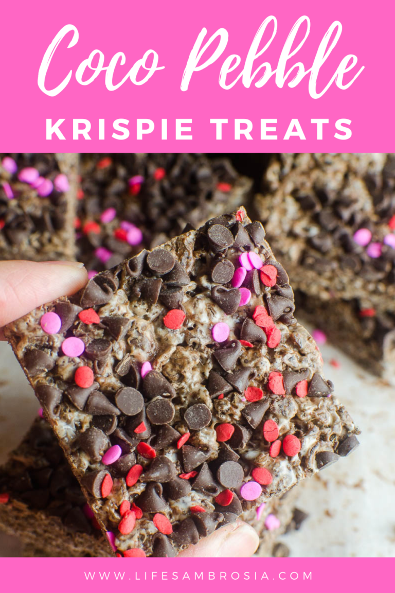 Cocoa Pebble Krispie Treats Recipe Life's Ambrosia