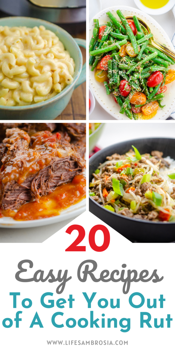 20 Recipes To Get You Out of a Cooking Rut - Life's Ambrosia