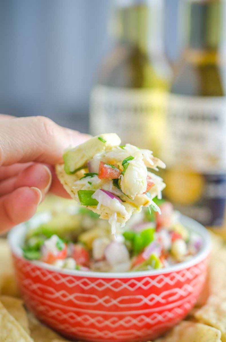 Crab Ceviche a summer time favorite! 