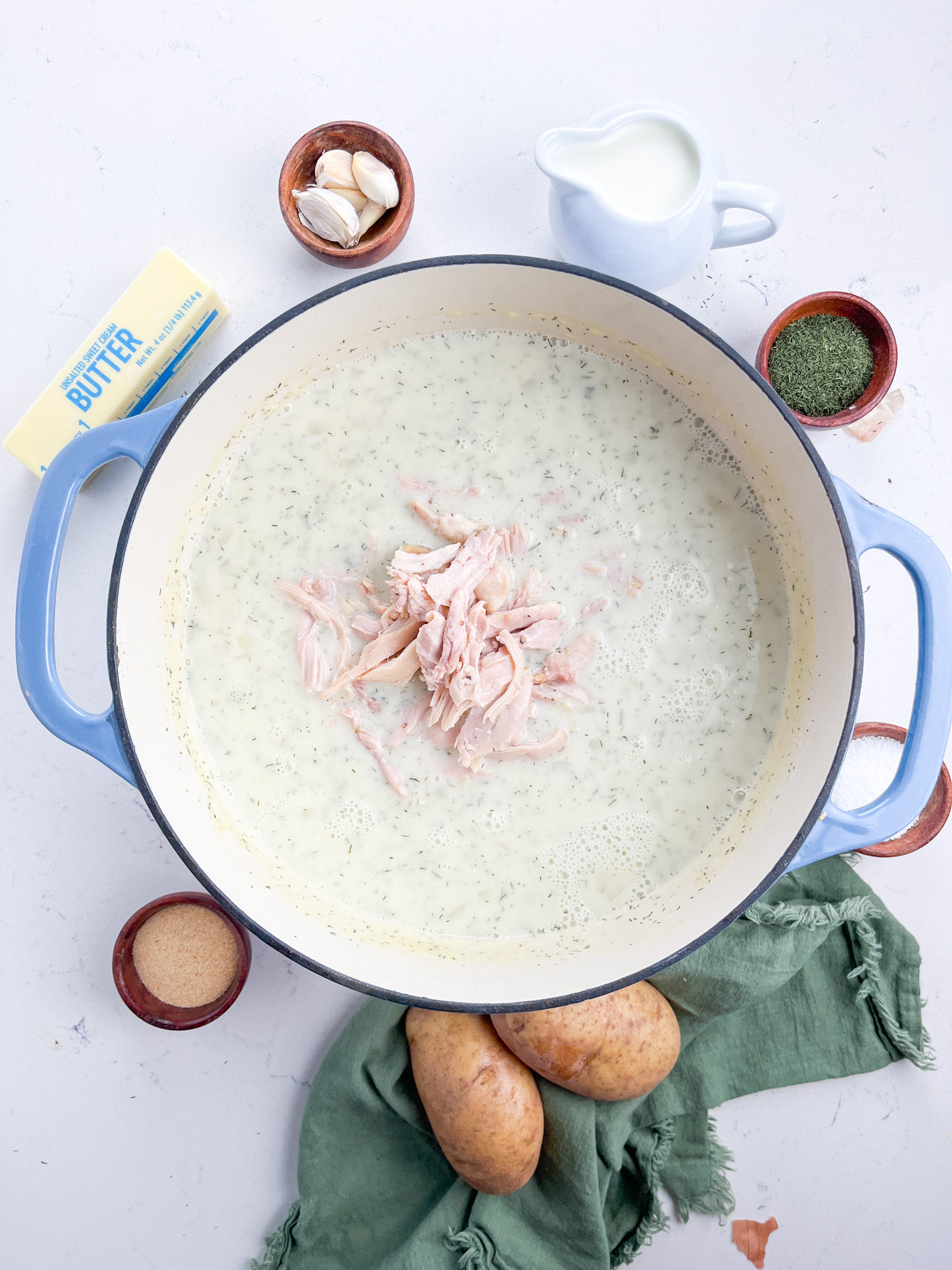 Creamy Dill Chicken Soup | Life's Ambrosia