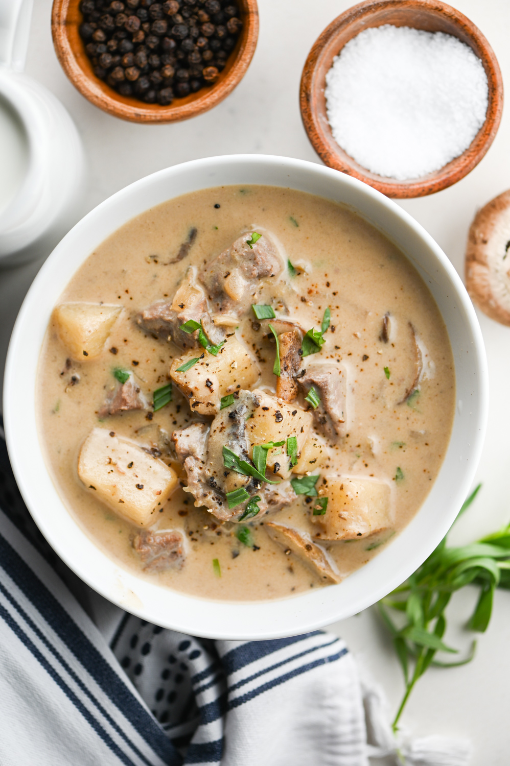 Creamy Steak and Mushroom Soup Life's Ambrosia