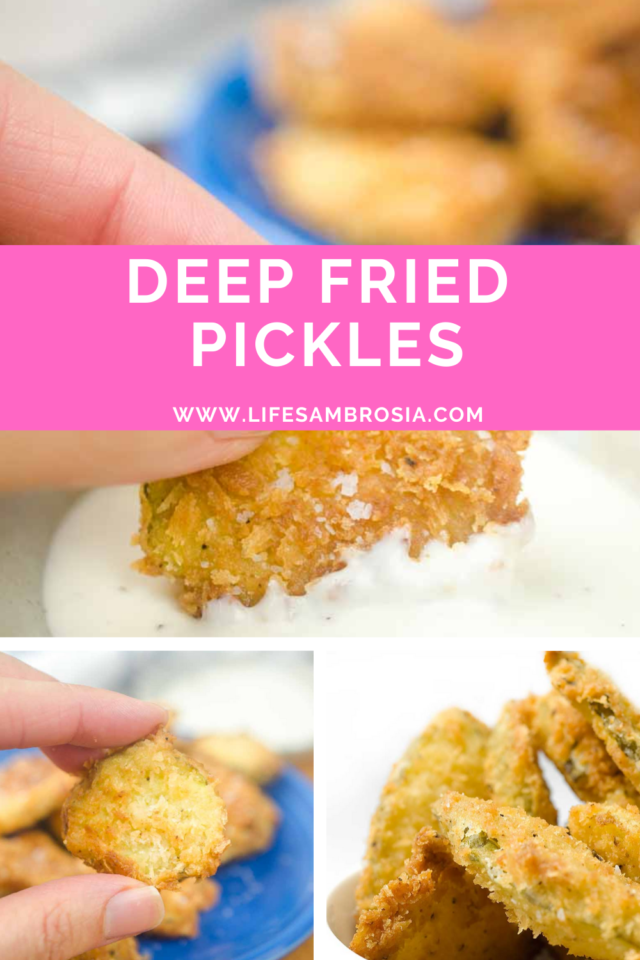 Homemade Deep Fried Pickles Recipe {WITH VIDEO} Life's Ambrosia