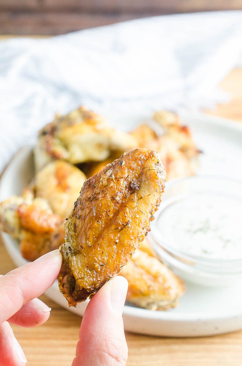 Crispy Oven Baked Chicken Wings