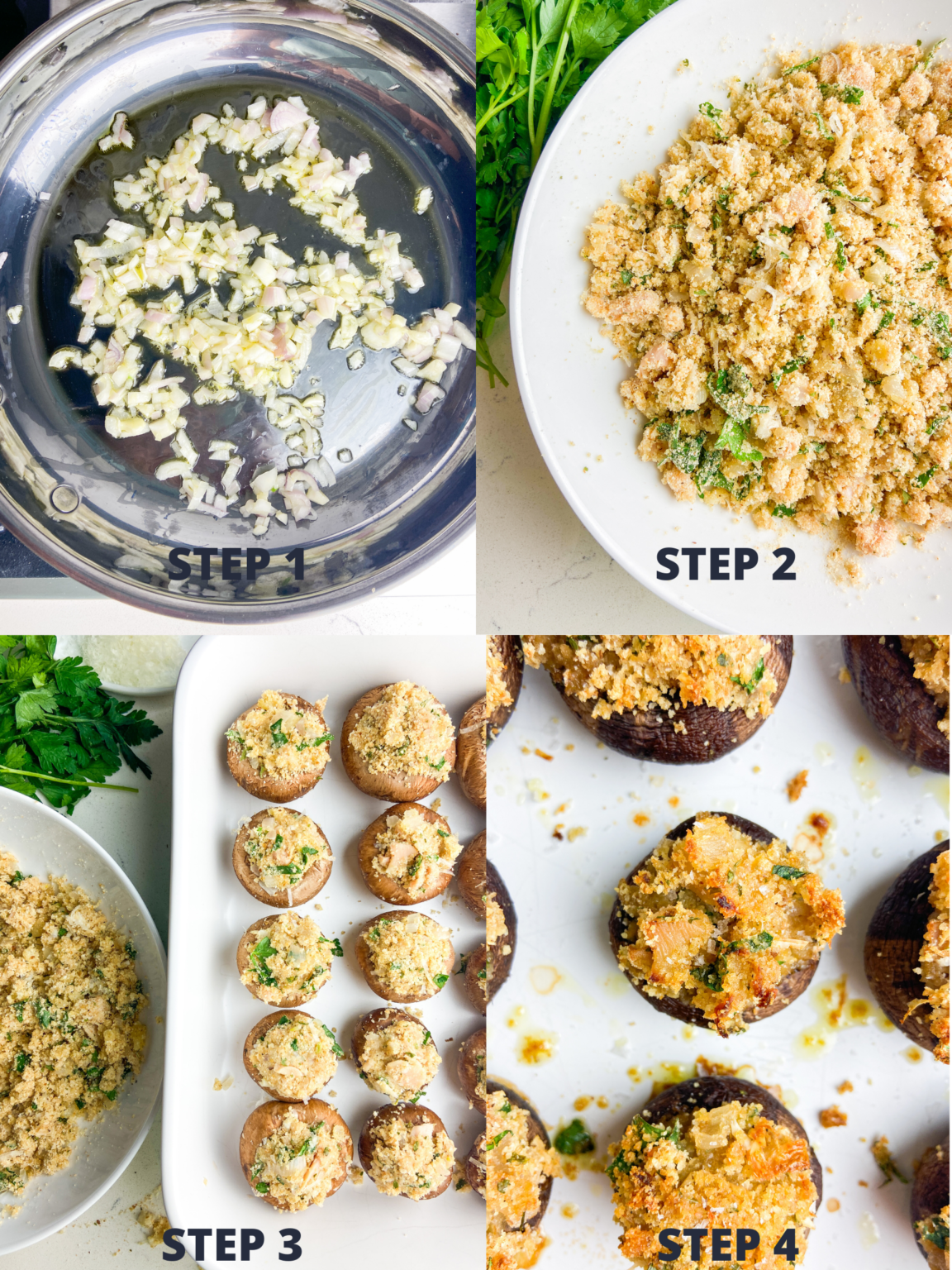 Easy Stuffed Mushrooms Recipe | Olive Garden Copycat | Life's Ambrosia