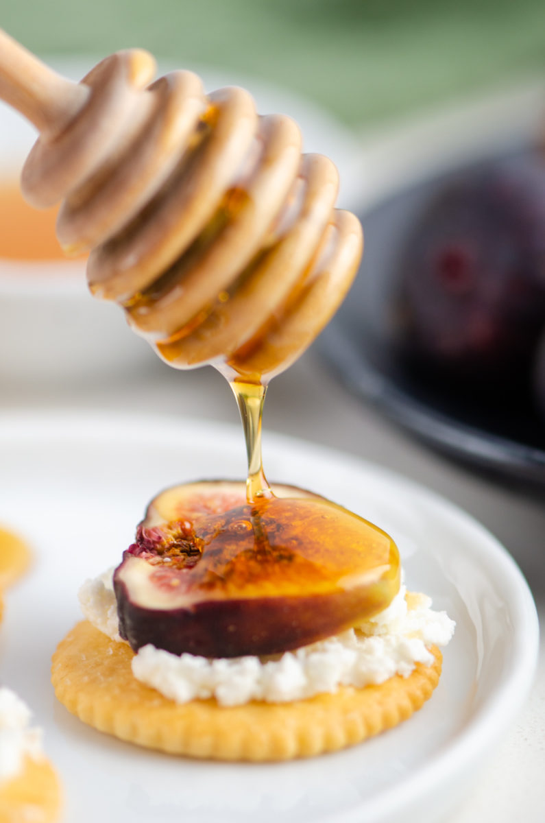 Fig and Goat Cheese Bites Appetizer Life's Ambrosia