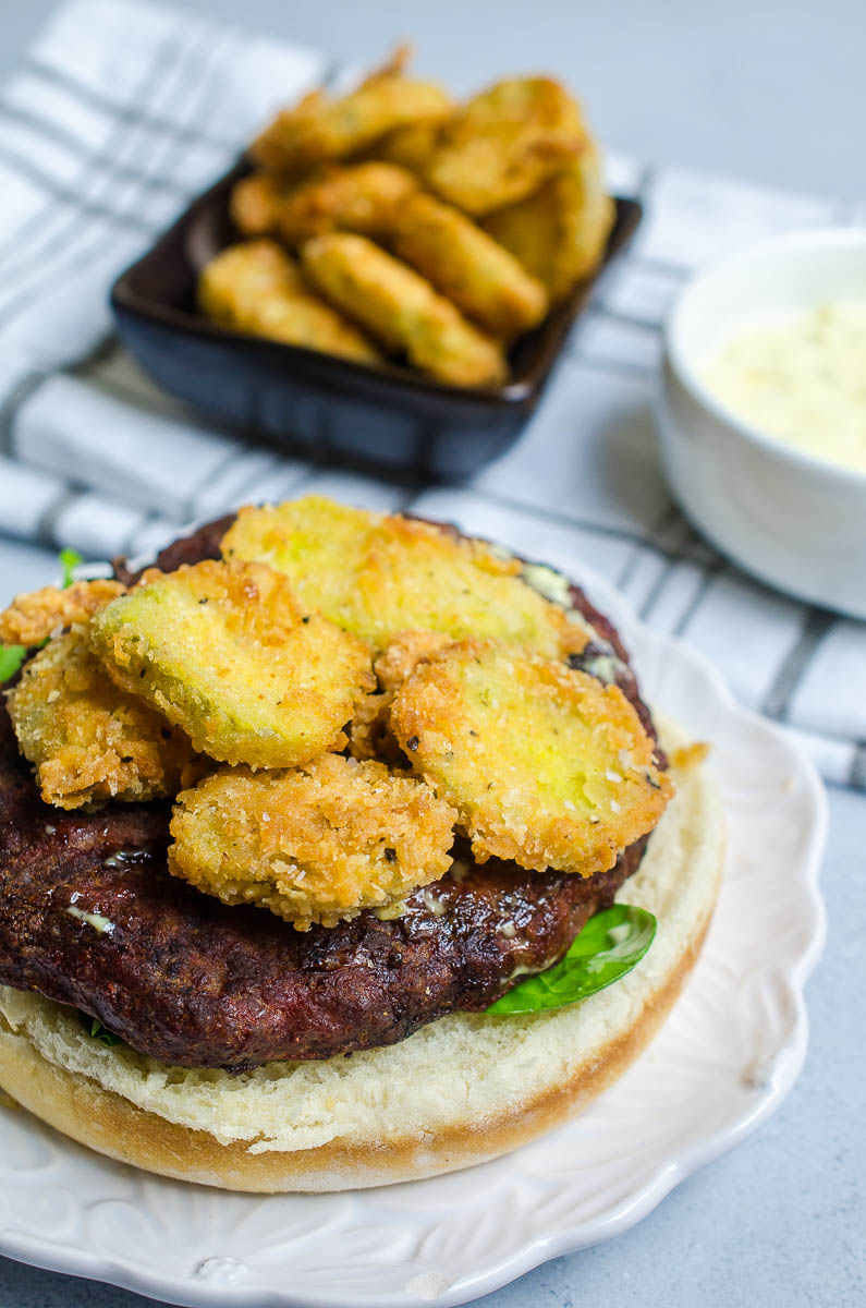 Fried Pickle Burger Recipe Life's Ambrosia